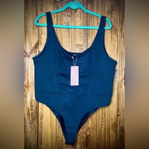 Black Bustier Bodysuit - NWT